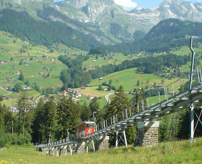 Standseilbahn Unterwasser - Iltios