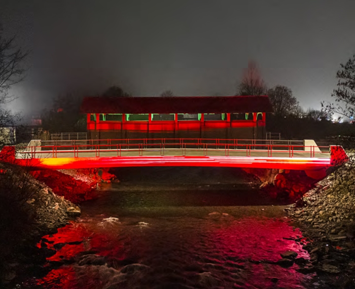 Erschliessung Fadenbrücke und Flugplatzareal Buochs, mit Betonkreisel