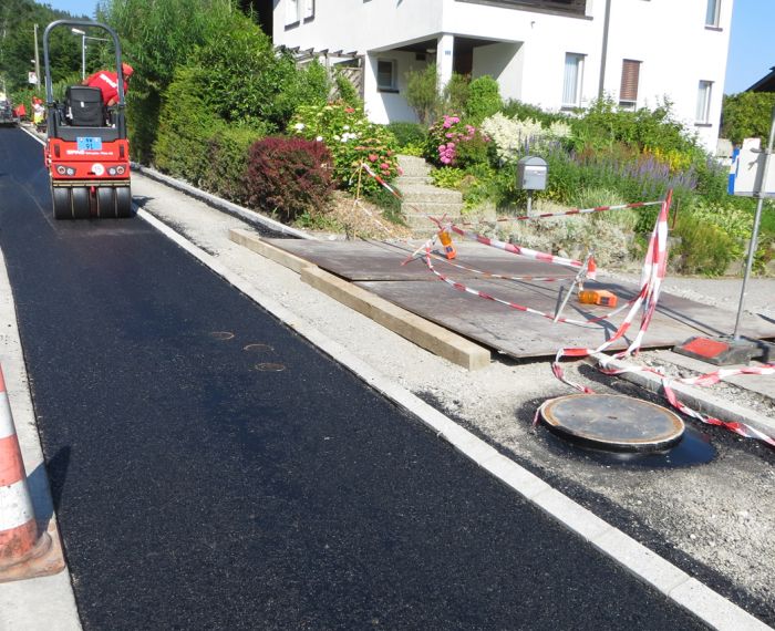 Einführung Trennsystem, Ersatz Trinkwasserleitung und Strassensanierung